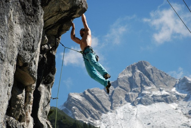 Chris am Fels Chris am Fels